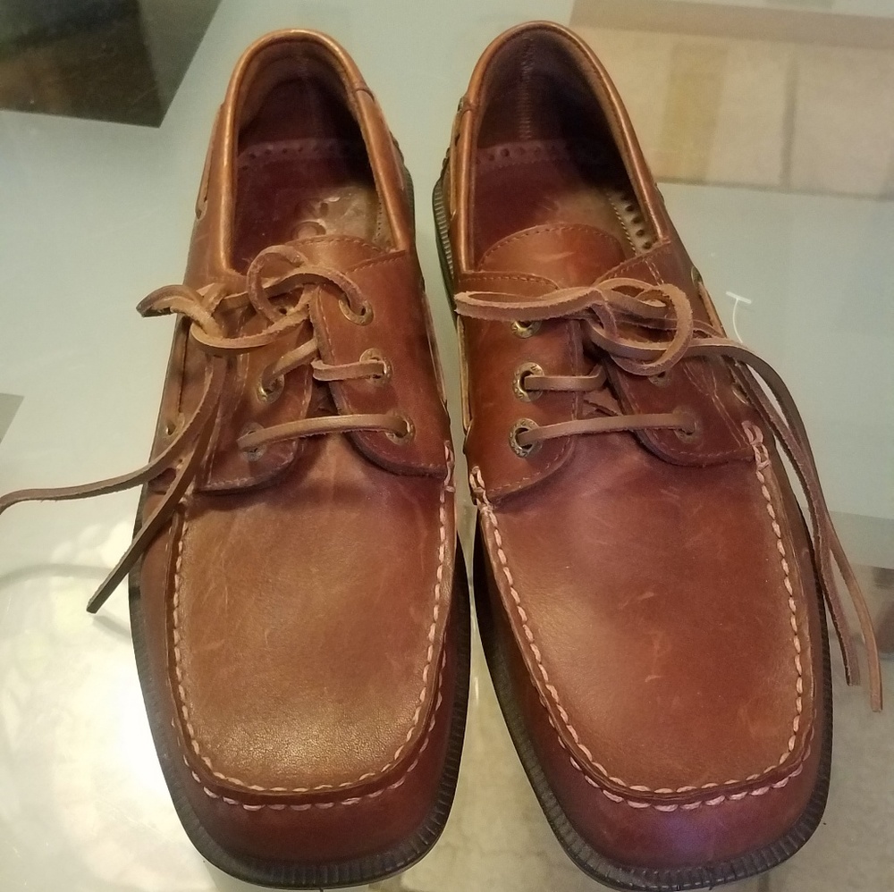 ECCO SHOES  BROWN SITH LACES SIZE 41